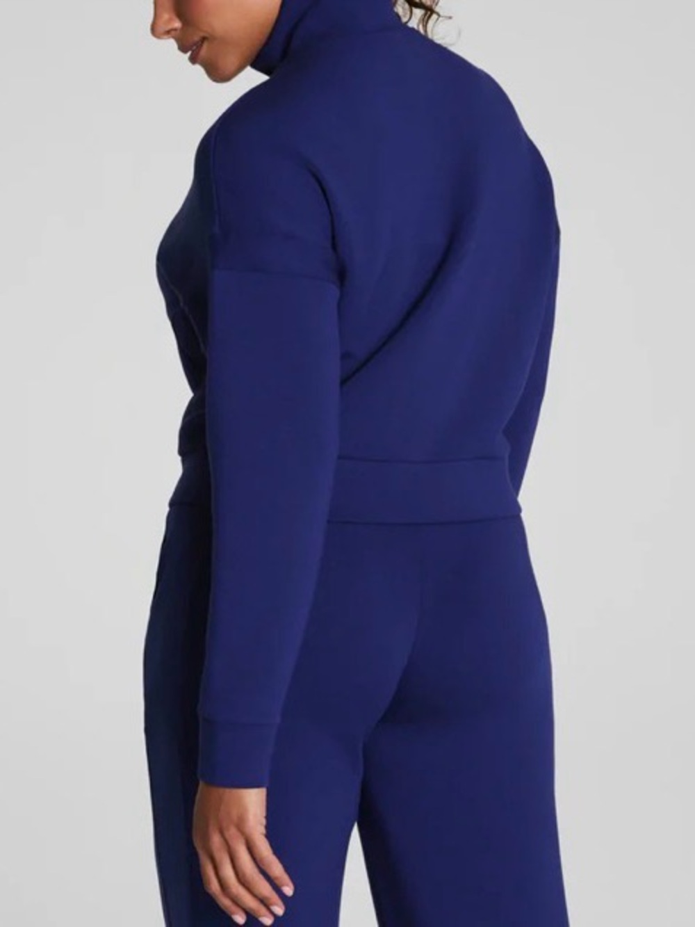 Spanx•Air Essentials Track Jacket•Midnight Iris•NWT•Size XS - Picture 2 of 3